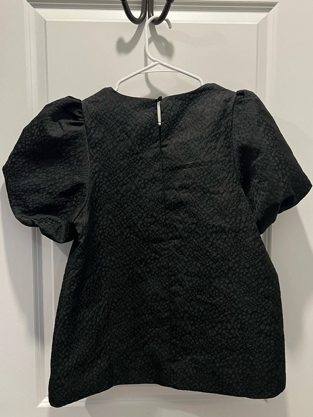 Pomander Place Black Jacquard Lyla Blouse